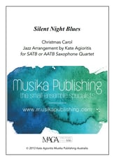 Silent Night Blues - Saxophone Quartet P.O.D cover